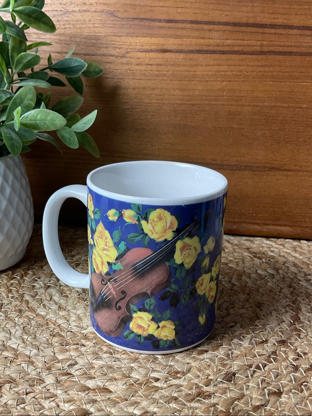 Dicksons Touch of the Master’s Hand Violin Roses Inspirational Coffee Mug